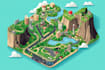 do isometric maps and illustrations