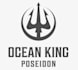 make high quality poseidon, trident, mythical, ocean king logo