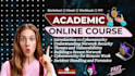 do cybersecurity online course content, PPT slides, academic writing, workbook