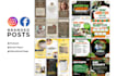 create monthly social media content