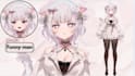 do 2d vtuber model, live2d rigging, anime art, vtube modeling for streaming