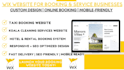 create taxi hotel booking rental koala cleaning service wix website design
