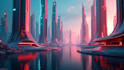 make a digital abstract art illustration