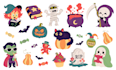 create a custom cute cartoon vector clipart set for any theme