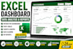 create excel dashboard, KPI dashboard, and  analysis report