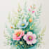 create watercolour botanical illustrations