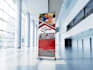 design homecare healthcare flyer, brochure, roll up banner, and business card