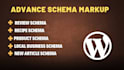 do advanced schema markup, rich snippets, structured data on wix, shopify