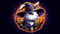 design awesome rabbit witch logo with unlimited revisions