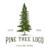 make your creative pine tree logo in one day