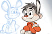 sketch your cartoon character