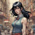 make comic book illustration, superhero comic book manga