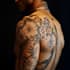 dohand draw a full back tattoo design unique modern