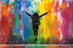 create graffiti pop art canvas designs and murals