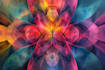 draw a digital abstract art illustration