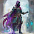 draw a unique fantasy character concept art