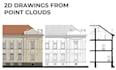 create 2d drawings from point clouds