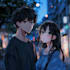 draw cute anime couple art