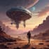 make a sci fi spaceship art