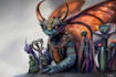 draw fantasy creatures and custom monster illustration