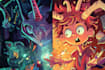 draw a digital cartoon illustration
