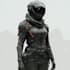 make sci fi or cyberpunk, star wars character artwork
