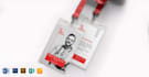 design custom professional id card, id badge