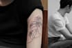 create line art tattoo with my style