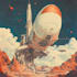 design a spaceship sci fi illustration
