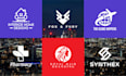 do modern minimalist custom luxury logo design and redesign