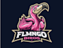 design professional flamingo logo