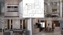 create realistic 3d drg for residential and commercial space