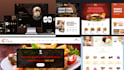create restaurant, cafe, bakery, food catering website