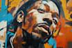 design custom multi layer graffiti portrait art