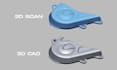 do reverse engineering and 3d cad modeling from 3d scan stl
