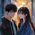 make a anime couple character art anime style