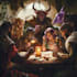 create dnd party art illustration