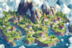 draw a unique vector or isometric map