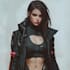 create cyberpunk character art