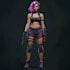 make a cyberpunk character art