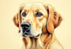 draw a pet portrait using linocut technique