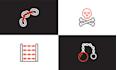 do modern icon design, custom icons, vector website icon set