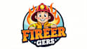design outstanding  fire fighter mascot logo with express delivery