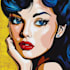 draw a retro pop art roy lichtenstein style