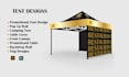 design professional canopy tent,table cover,flag design