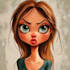 draw funny cartoon character, caricature