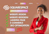 design squarespace, redesign squarespace, modern squarespace rebuild squarespace