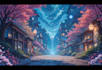 make fantasy landscape background art