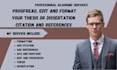proofread and format your thesis or dissertation citation in apa, harvard style