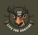 design a creative luxury deer hunter logo